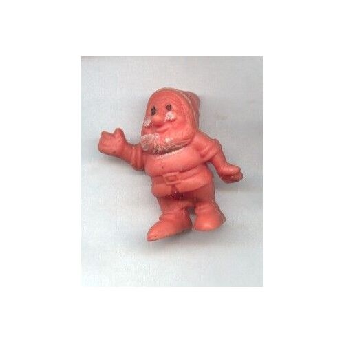 Figurine, Gomme : Esso Disney Blanche Neige: Le Nain Prof Orange 1970