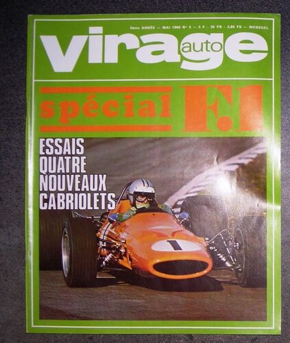 Virage Auto  N° 5 : Spécial F 1 Essais Quatre Nouveau Cabriolets