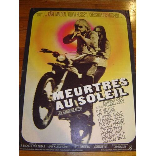 Affiche De Cinema / Meutre Au Soleil / Eo 1982 / 45cmx55cm
