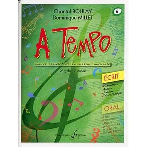Boulay : A Tempo Vol 6 Écrit - Billaudot