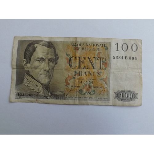 Billet De 100 Fr Belgique