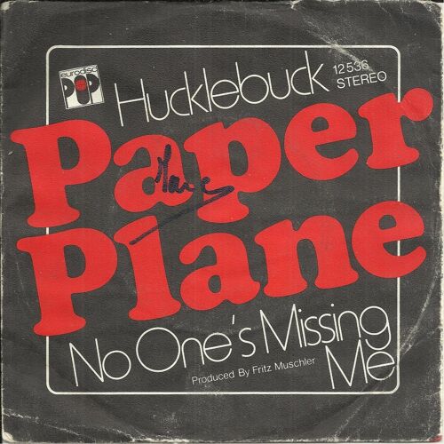 Paper Plane (Rossi - Young) 3:01 / No One's Missing Me (Muschler - Thiemermann - Forsey) 3:36