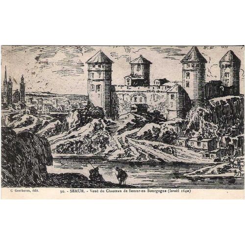 Semur - Venë Du Chateau - Ayant Circulee - Ref 022 494a