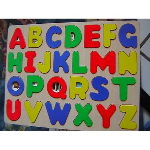 Tableau De Bois Alphabet Couleur