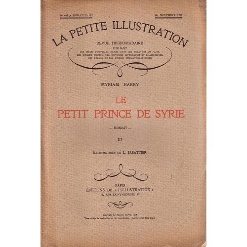 La Petite Illustration N?406