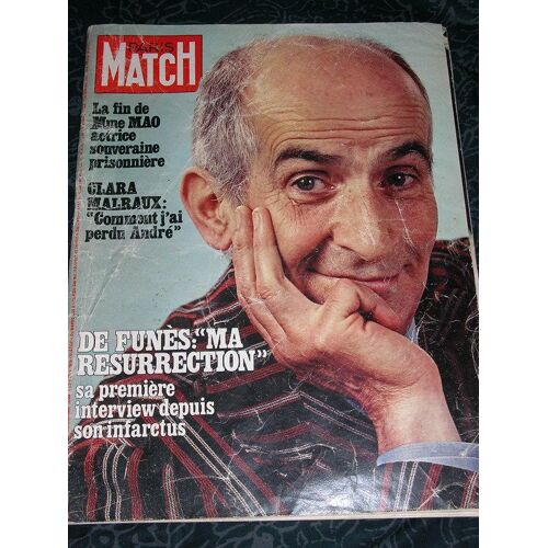 Paris Match  N° 1430 : Paris Match N°1430 Louis De Funes 1976