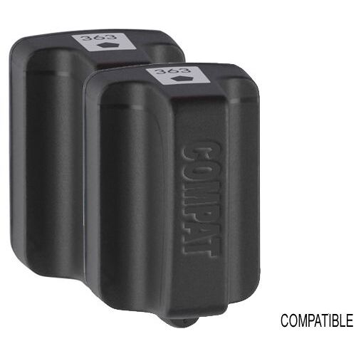 2x Haute Capacité Cartouches D'encre Compatibles  - Black Pour Hp/Photosmart/Psc 3110v 3210xi C8150 D7183 3210v C6285 D6100 C5194 3100 C6289 3213 C6286 C5173 3308 3200 D7280