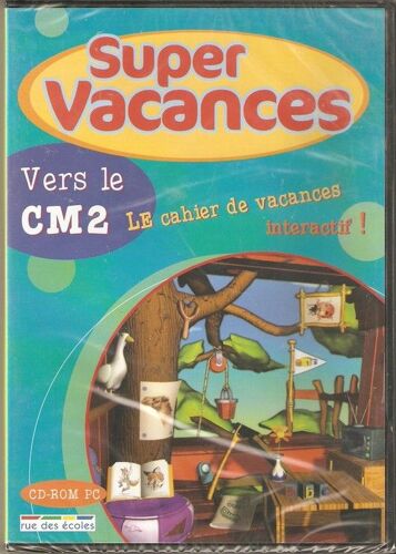 Super Vacances Cd-Rom Pc Vers Le Cm2