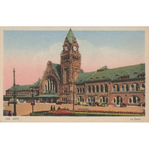 Carte Postale - Metz - La Gare
