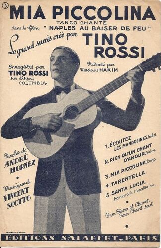 Mia Piccolina ' Naples Au Baiser De Feu  Hakim