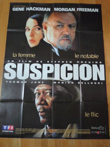 Suspicion De Stephen Hopkins / Monica Bellucci - Affiche De Cinéma 120 X 160 Cm