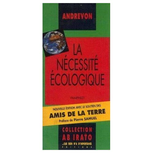 La Necessite Ecologique