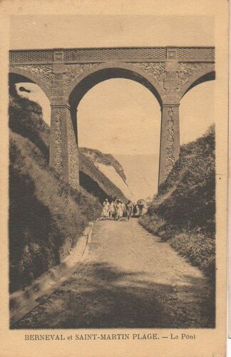 Carte Postale - Berneval  Saint-Martin-Plage Pont 1930