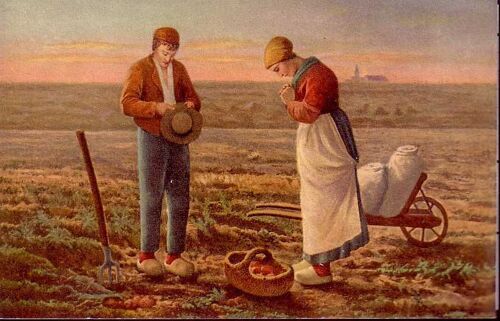 L'angelus - Jean François Millet - Neuve - Ref 021 973