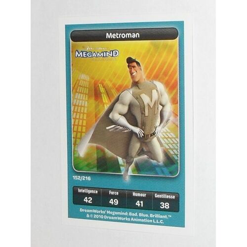 Carte Disney Carrefour 152/216 Metroman (Megamind)