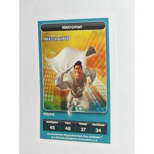 Carte Disney Carrefour 150/216 Metroman (Megamind)