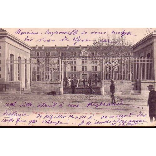 Beziers - La Caserne De Cavalerie - Carte Precurseur - Ayant Circulée - Ref 021 901