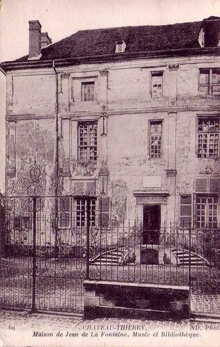 Chateau-Thierry - Maison De Jean De La Fontaine - Musée Et Biblotheque - Oblitérée 1916 - Ref 021 845