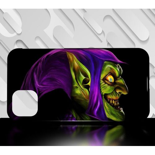 Coque Compatible Pour Iphone 12 Pro Bouffon Vert Comics 05
