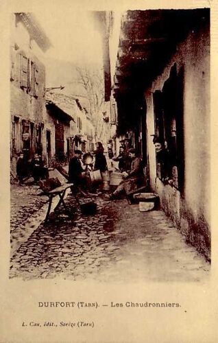 Durfort - Les Chaudronniers - Réédition D'une Cpa - 1er Choix - Ref 021 788