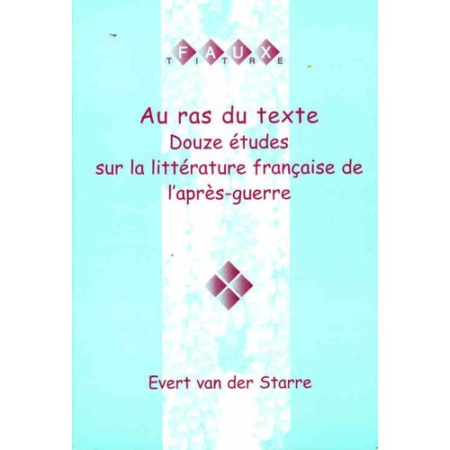 Au Ras Du Texte