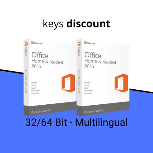 Office 2016 Famille Et Étudiant (2 Pc)
