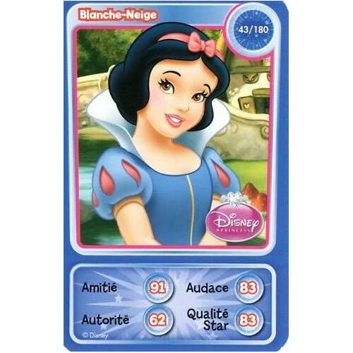 Carte Auchan Disney N° 43 / 180 Blanche-Neige