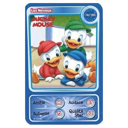 Carte Auchan Disney N° 18 / 180 Les Neveux