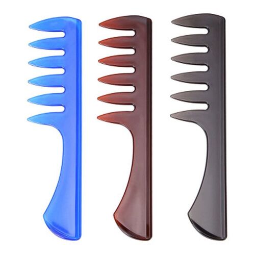 Ages Peigne À Cheveux Mâle Brosse À Cheveux En Plastique Classique Huile Slick Style Anti-Statique Démêlant Mode Large Brosse À Cheveux Pour Homme Gentleman 