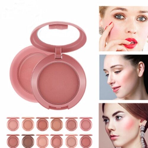 Ages Poudre Visage Fard À Joues Palette Maquillage Mat Blush Contour Palette Imperméable Bronzant Pêche Maquillage 1pc 