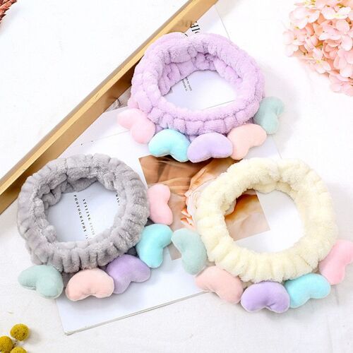 Ages 1 Pièces Mode Nouvelles Femmes Filles Beau Coeur Bandeau Élastique Coiffure Cheveux Accessoires Coton Maquillage Outils 