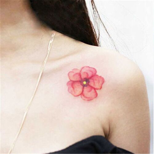 Ages Tatouage Temporaire Pour Homme Femme Etanche Autocollants Maquillage Fleur Volante