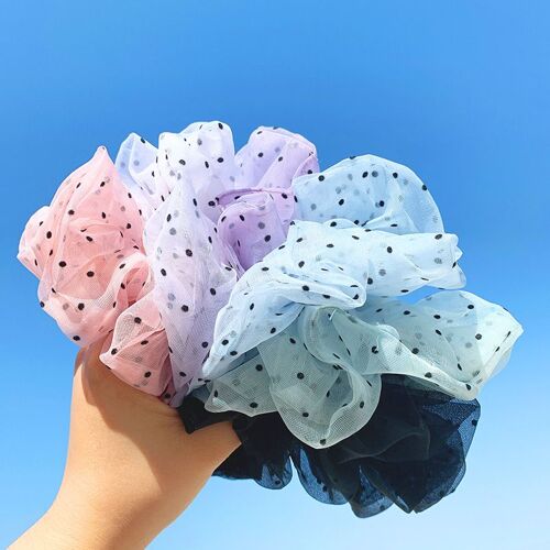 Ages 1 Pièces Femme Style Coréen Organza Cheveux Cravates Filles Bandeau Élastique Femmes Chouchous Cheveux Accessoires Ornements Cheveux Corde 