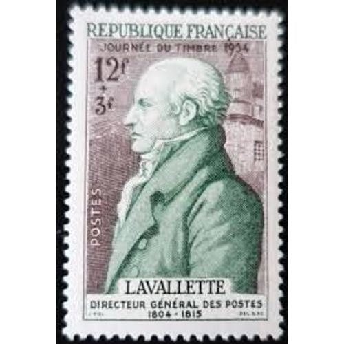 Journée Du Timbre : Comte De Lavalette Année 969 Yvert Et Tellier Luxe
