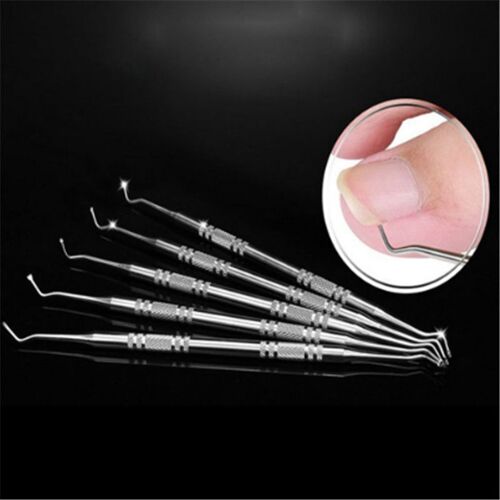 Ages 1 Pc Acier Inoxydable Dissolvant D'ongle Professionnel Incarné Orteil Lime À Ongles Lifter Propre Outil Pédicure Pied Soins Des Ongles Crochet Ongles 