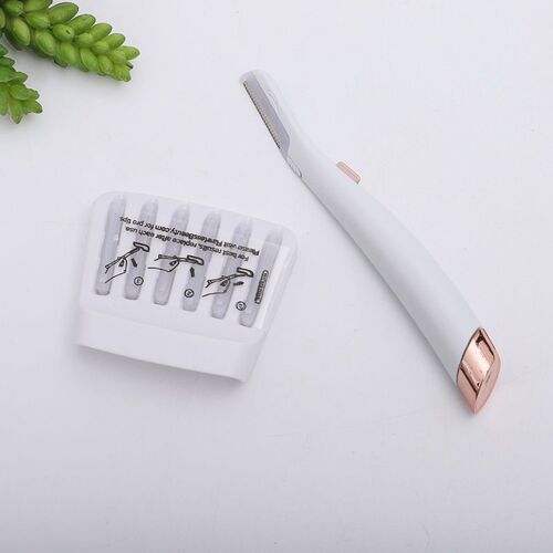 Ages 1pc Visage Épilateur Éclairé Visage Expoliateur Rasoir Électrique Rasoir Visage Cheveux Rasoir Indolore Exfolie Peau Morte Propre Outil 