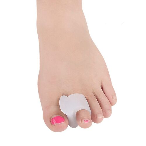 Ages 2 Pièces Silicone Orteil Correcteur Gel Protecteur Orteil Doigt Séparateur Hallux Valgus Pédicure Outils Soin Des Pieds Correcteur Pour Orteils 