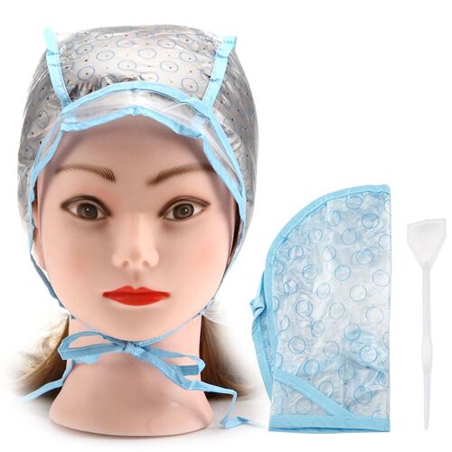Ages 2 Pièces/Ensemble Cheveux Teinture Casquette + Crochet Brosse Coloration Mise En Évidence Teinte Couverture Protecteur Bricolage Usage Domestique Pro Salon Coiffure Outils 
