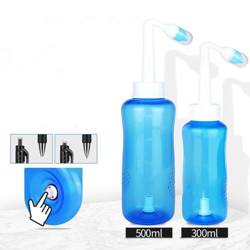 Ages Adultes Enfants Sinus Soulagement Des Allergies Aspirateur De Pression Nasale Nettoyant Pour Le Lavage Nasal Nettoie Neti Pot Nez Protecteur 