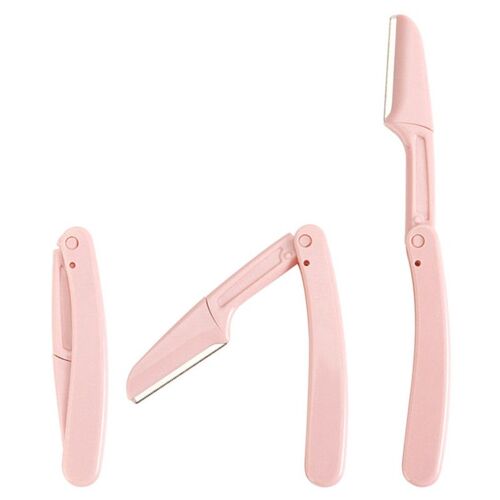 Ages 3 Pièces/Ensemble Portable Rasoir De Sourcils Pliable Épilateur Ensemble Femmes Visage Rasoir Rasoir De Sourcils S Lames Rasoir Outils De Beauté 