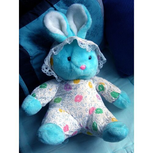 Peluche Lapin Bleu