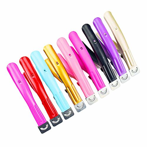 Ages Coupe-Ongles Professionnel Type Spécial U Mot Faux Conseils Coupe-Bord Manucure Coloré En Acier Inoxydable Outils D'art Des Ongles 