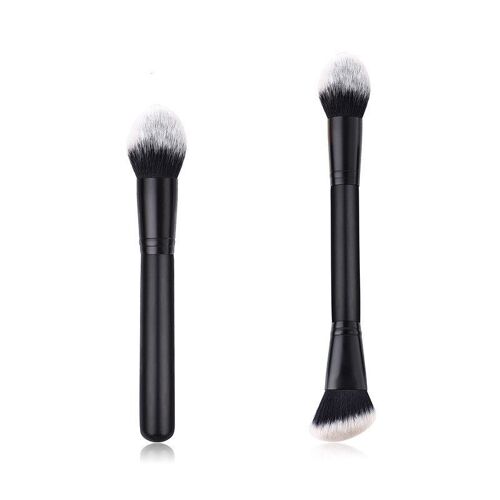 Ages 1 Pièces Poudre Blush Pinceau De Maquillage Double Extrémité Pro Contour Sculptant Fond De Teint Pinceau Professionnel Maquillage Outils 