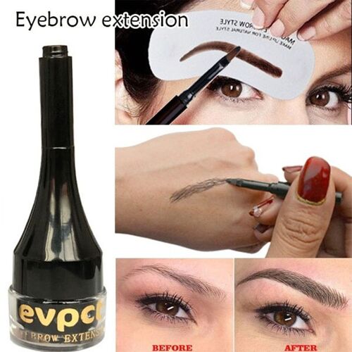 Ages 1pc Imperméable 3d Extensions De Sourcils Gel Fibre Bâtiment Sourcils Cheveux Et Yeux Rehausseur Brosse Maquillajes Para Mujer 