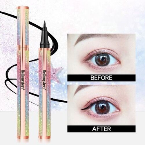 Ages 1pc Séchage Rapide Étoilé Galaxy Eyeliner Stylo Imperméable Noir Eyeliner Crayon Pas Floraison Liquide Eyeliner Durable Lisse Nouveau 