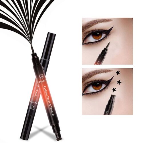 Ages Nouveau 1 Pièces Noir/Brun Durable Crayon De Revêtement Des Yeux Imperméable Eyeliner Timbre Résistant Aux Taches Cosmétique Beauté Maquillage Pour Les Femmes 