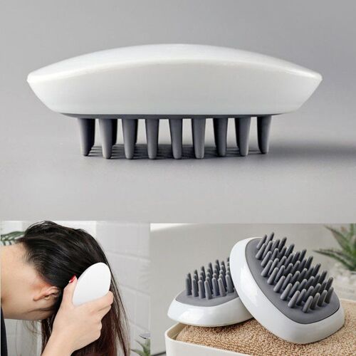 Ages Silicone Tête Cheveux Lavage Peigne Corps Masseur Shampooing Cuir Chevelu Massage Brosse Corps Douche Brosse Bain Spa Minceur Massage Brosse 