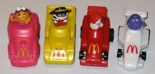 Série 4 Voitures À Friction Happy Meal - 6 Cm