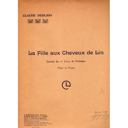 La Fille Aux Cheveux De Lin