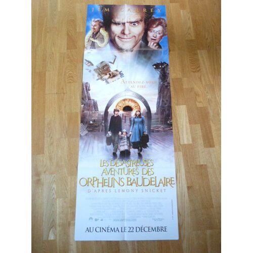Les Désastreuses Aventures Des Orphelins Baudelaire - Affiche De Cinéma 60  X 160 Cm